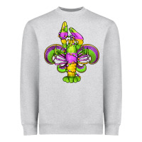 Heather Grey mardi gras crawfish fleur de lis Heavyweight Sweatshirt - Jasminsmagicworld