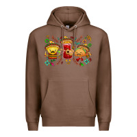 Chestnut Mexican taco nacho and souce Premium Hoodie - NancyCooperArtShop