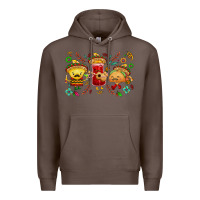 Coffee Mexican taco nacho and souce Premium Hoodie - NancyCooperArtShop