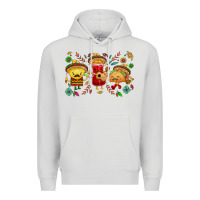 Dove Grey Mexican taco nacho and souce Premium Hoodie - NancyCooperArtShop