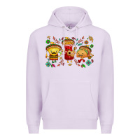 Lilac Mexican taco nacho and souce Premium Hoodie - NancyCooperArtShop
