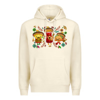 Sandshell Mexican taco nacho and souce Premium Hoodie - NancyCooperArtShop
