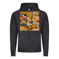 Vintage Arctic fall school bus seamless pattern Vintage Hoodie - BundleAndBundleShop