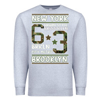 Heather Grey Newyork Brooklyn Premium Sweatshirt - Bettercallsaul