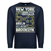 Navy Newyork Brooklyn Premium Sweatshirt - Bettercallsaul