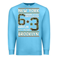 Ocean Blue Newyork Brooklyn Premium Sweatshirt - Bettercallsaul