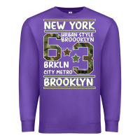 Purple Newyork Brooklyn Premium Sweatshirt - Bettercallsaul