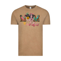 Vintage Coffee mom vibes baby pigs Vintage Tee - Artiststas