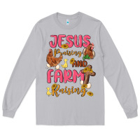 Moon Dust jesus praising and farm raising Long Sleeve Tee - MaliasSmallBusiness