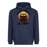 Navy Stay Trippy Lil Hippy Heavyweight Hoodie - Bettercallsaul