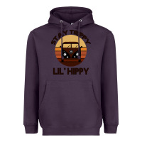 Plum Stay Trippy Lil Hippy Heavyweight Hoodie - Bettercallsaul