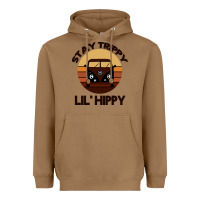 Toasted Coconut Stay Trippy Lil Hippy Heavyweight Hoodie - Bettercallsaul