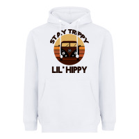 White Stay Trippy Lil Hippy Heavyweight Hoodie - Bettercallsaul