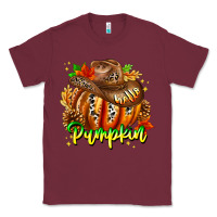 Burgundy Hello Pumpkin Classic Tee - CowhideDigitalArt