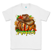 White Hello Pumpkin Classic Tee - CowhideDigitalArt