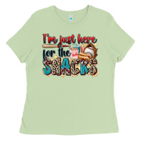 Matcha i'm just here for the snacks Ladies Tee - Zillion Design Studio