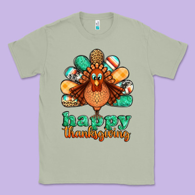 Happy Thanksgiving Turkey Classic Tee Designed By Jasminsmagicworld