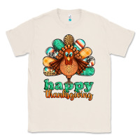 Natural happy thanksgiving turkey Classic Tee - Jasminsmagicworld