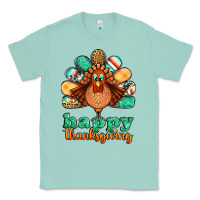 Seafoam happy thanksgiving turkey Classic Tee - Jasminsmagicworld