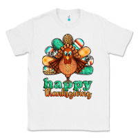 White happy thanksgiving turkey Classic Tee - Jasminsmagicworld
