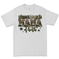 Dove Grey glitter and dirt mama of both Premium Tee - Zillion Design Studio