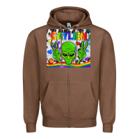 Chestnut LGBTQ Gaylien Tumbler Zipper Hoodie - BundleAndBundleShop