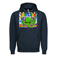 Navy LGBTQ Gaylien Tumbler Zipper Hoodie - BundleAndBundleShop