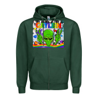 Sports Green LGBTQ Gaylien Tumbler Zipper Hoodie - BundleAndBundleShop