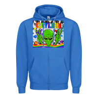 True Royal LGBTQ Gaylien Tumbler Zipper Hoodie - BundleAndBundleShop