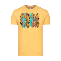 Vintage Mustard western brushstrokes Vintage Tee - AdoDesignShop