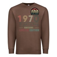 Chestnut Vintage 1970 Limited Edition 50 Years Of Being Awe Premium Sweatshirt - Bettercallsaul