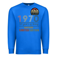 True Royal Vintage 1970 Limited Edition 50 Years Of Being Awe Premium Sweatshirt - Bettercallsaul