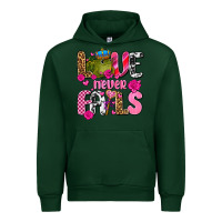 Forest Green love never fails with prince frog  olivia Urban Hoodie - OliviaCreatesArt