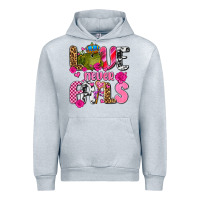 Heather Grey love never fails with prince frog  olivia Urban Hoodie - OliviaCreatesArt