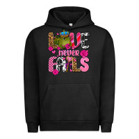 Pigment Black love never fails with prince frog  olivia Urban Hoodie - OliviaCreatesArt