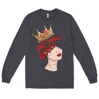 Smoke sagittarius queen Long Sleeve Tee - MaliasSmallBusiness