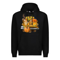 Black Fall Truck Premium Hoodie - texasbilliewilder