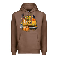 Chestnut Fall Truck Premium Hoodie - texasbilliewilder