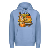 Colony Blue Fall Truck Premium Hoodie - texasbilliewilder