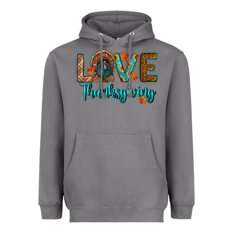 Love Thanksgiving Turkey Heavyweight Hoodie by RanaPortraitStore | Teevron