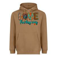 Toasted Coconut love thanksgiving turkey Heavyweight Hoodie - RanaPortraitStore