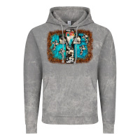 Cloud Rock bull skull cross backgraund Vintage Hoodie - JahusDesignShop