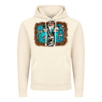 Vintage Artic bull skull cross backgraund Vintage Hoodie - JahusDesignShop