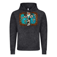 Vintage Black bull skull cross backgraund Vintage Hoodie - JahusDesignShop