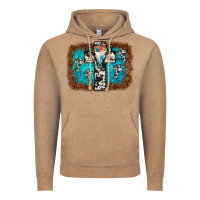 Vintage Coffee bull skull cross backgraund Vintage Hoodie - JahusDesignShop