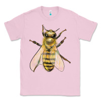 Bubblegum Pink Bee Classic Tee - LillyAllenDesigns