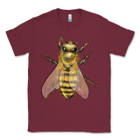 Burgundy Bee Classic Tee - LillyAllenDesigns