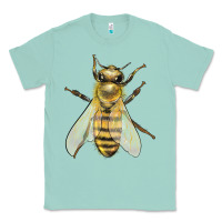 Seafoam Bee Classic Tee - LillyAllenDesigns