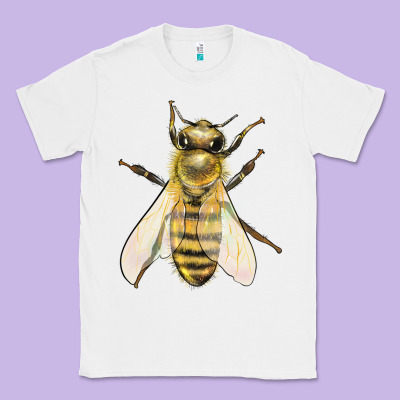Bee Classic Tee Designed By Lillyallendesigns