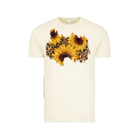 Vintage Arctic sunflower leopard patch Vintage Tee - AdoDesignShop